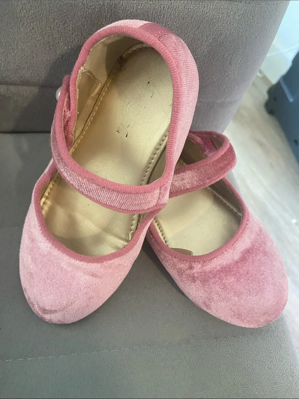 Mini Melissa Pink Girls' Mary Jane Shoes with Bow Embellishment
